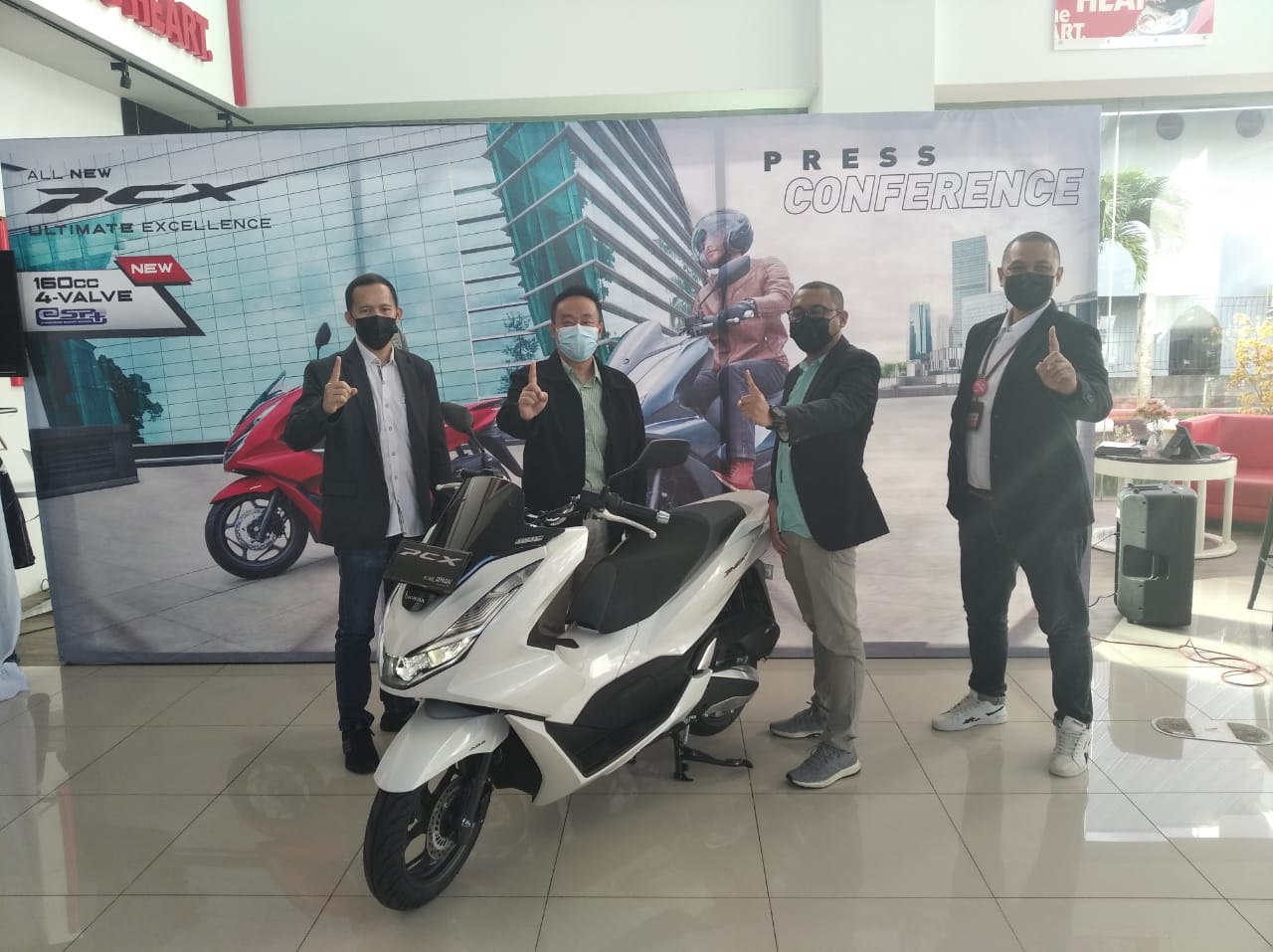 DAW Memperkenalkan All New Honda PCX160 Secara Virtual